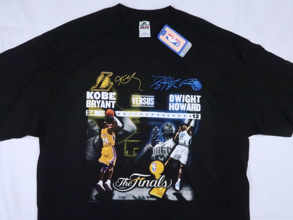 NWT 2009 NBA Finals Orlando Magic LA Lakers Kobe Bryant vs Dwight Howard t-shirt