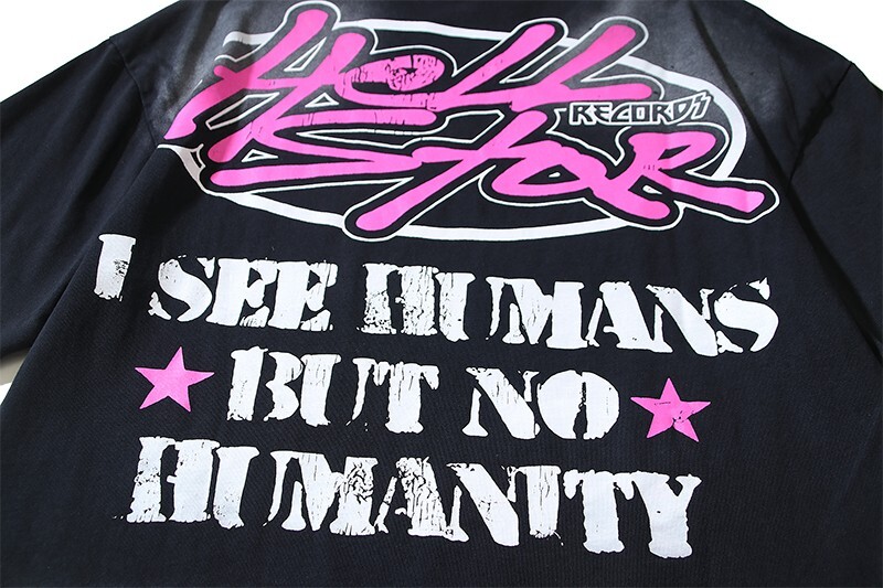 NEW Hell Beauty Star Trendy High Street Cotton Short sleeved T-shirt Black gallery