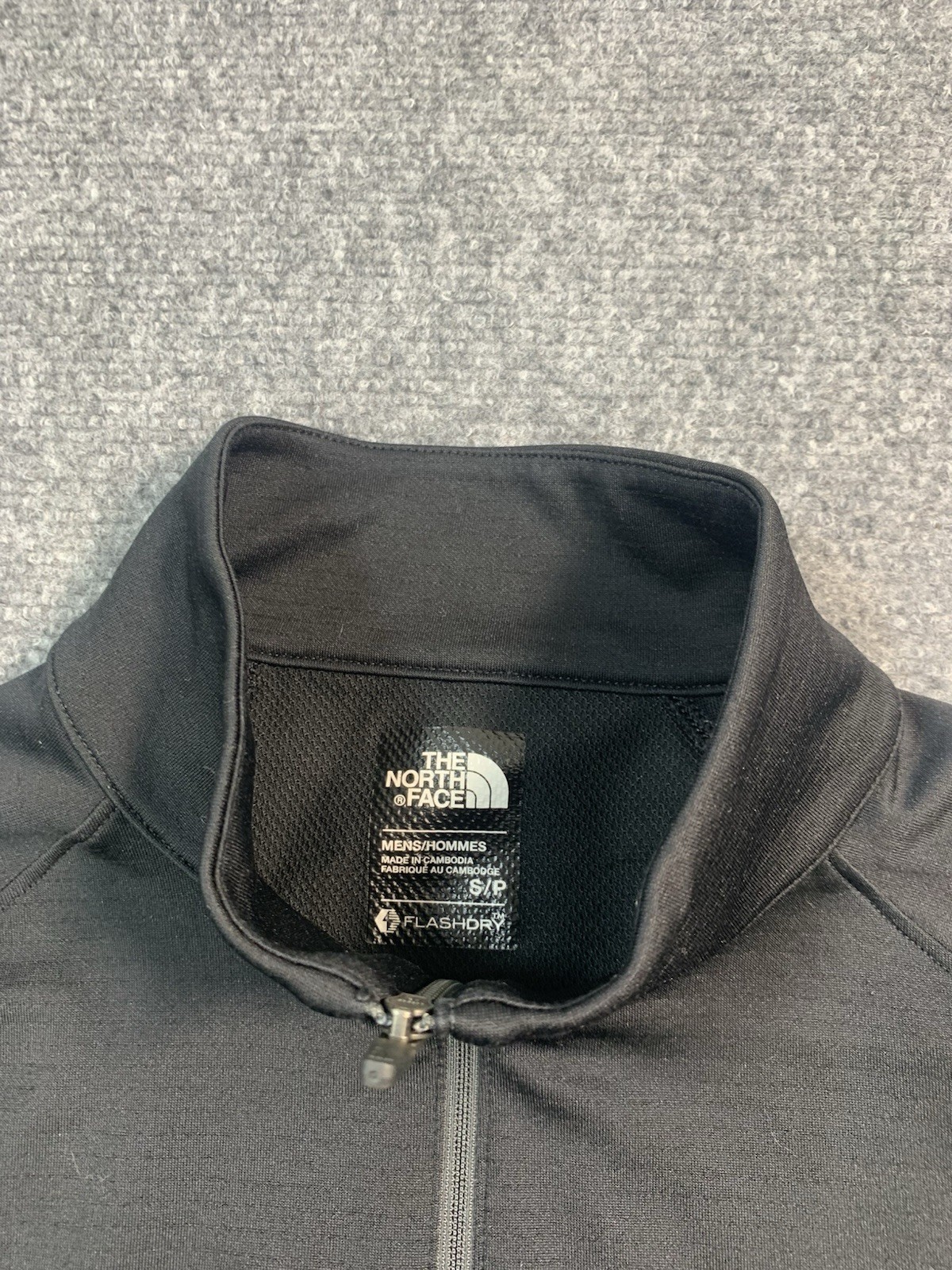 North Face Shirt Mens Small Black Long Sleeve 1/4 Zip Casual Lightweight gallery