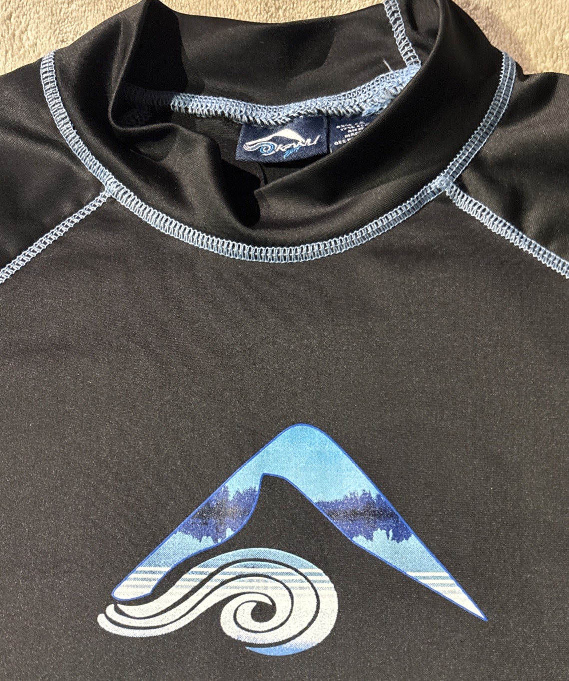 Kanu Surf UPF 50+ T-Shirt Mens Small Black Sun Protection Short Sleeve gallery