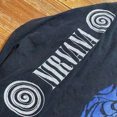 Vintage 90s Nirvana Roskilde Shirt Nevermind Tour Grunge Band Longsleeve