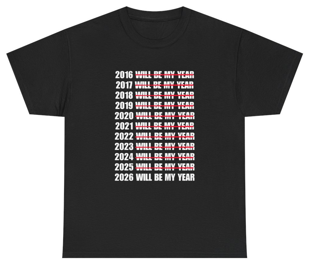 2026 Will Be My Year Resolution Tee | Unethical Threads gallery