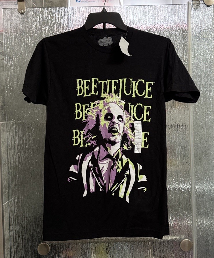 Beetlejuice Tshirt 19” P2P 29” Length NWT Men’s Medium