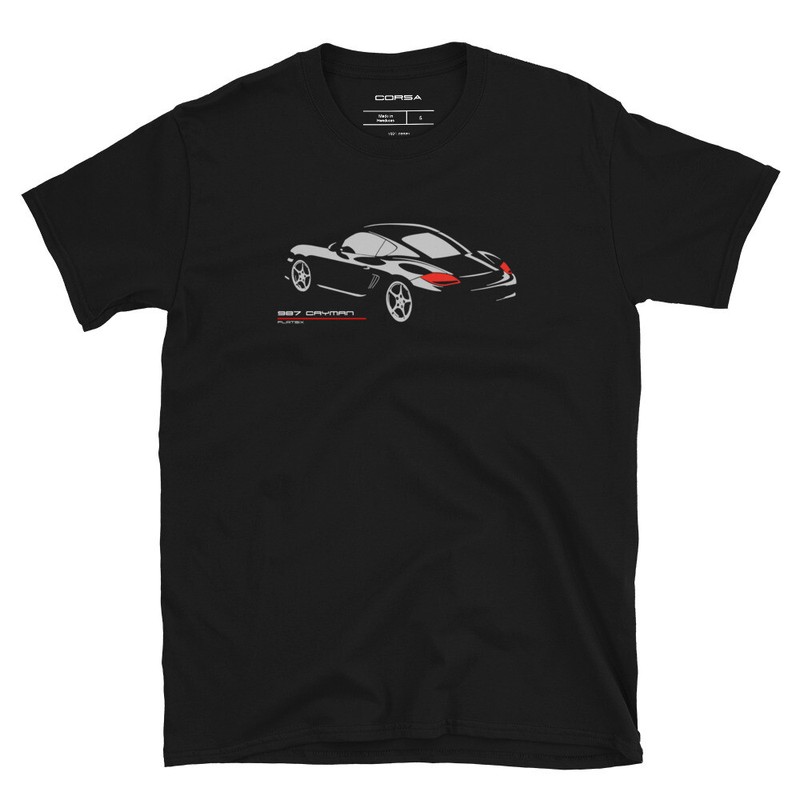 987 Cayman Silhouette  986 718 981 911 996 993 991 930 997 Men’s T-Shirt
