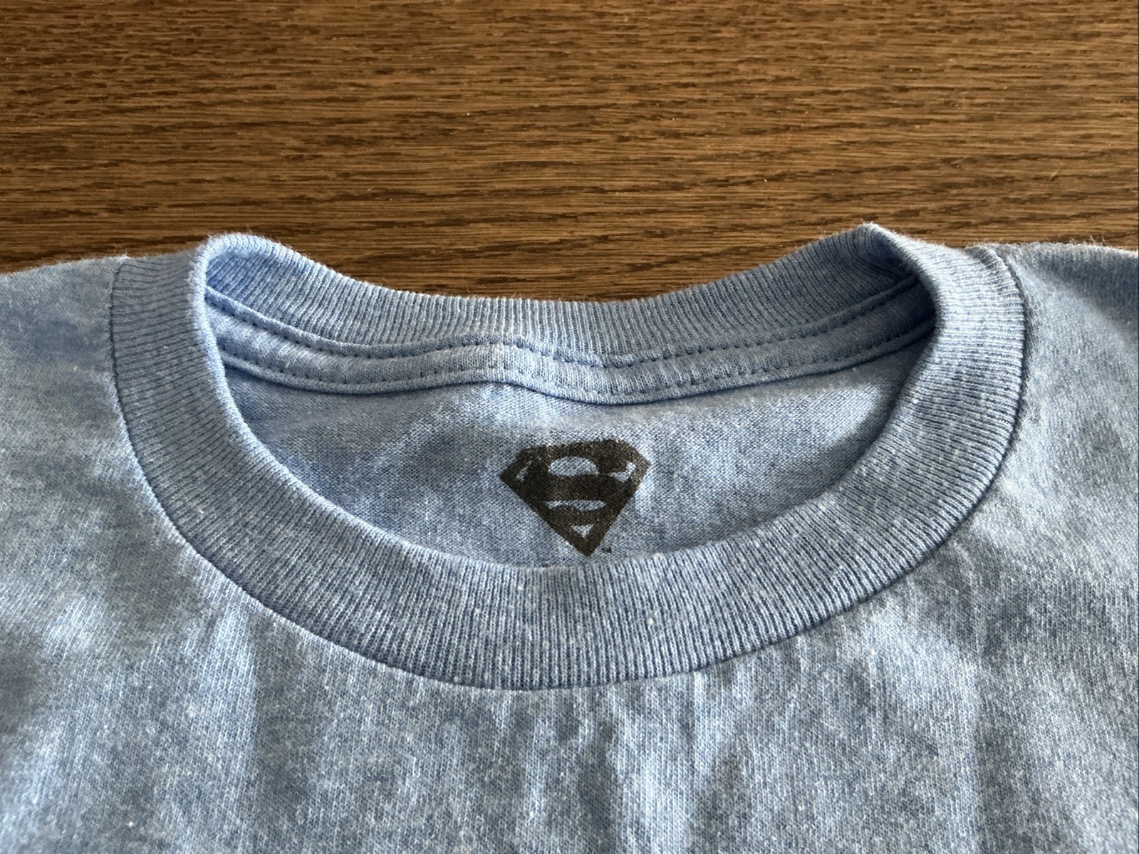 SUPERMAN ORIGINAL LOGO T SHIRT TEE - BLUE - OFFICIAL ITEM - DC - SMALL gallery