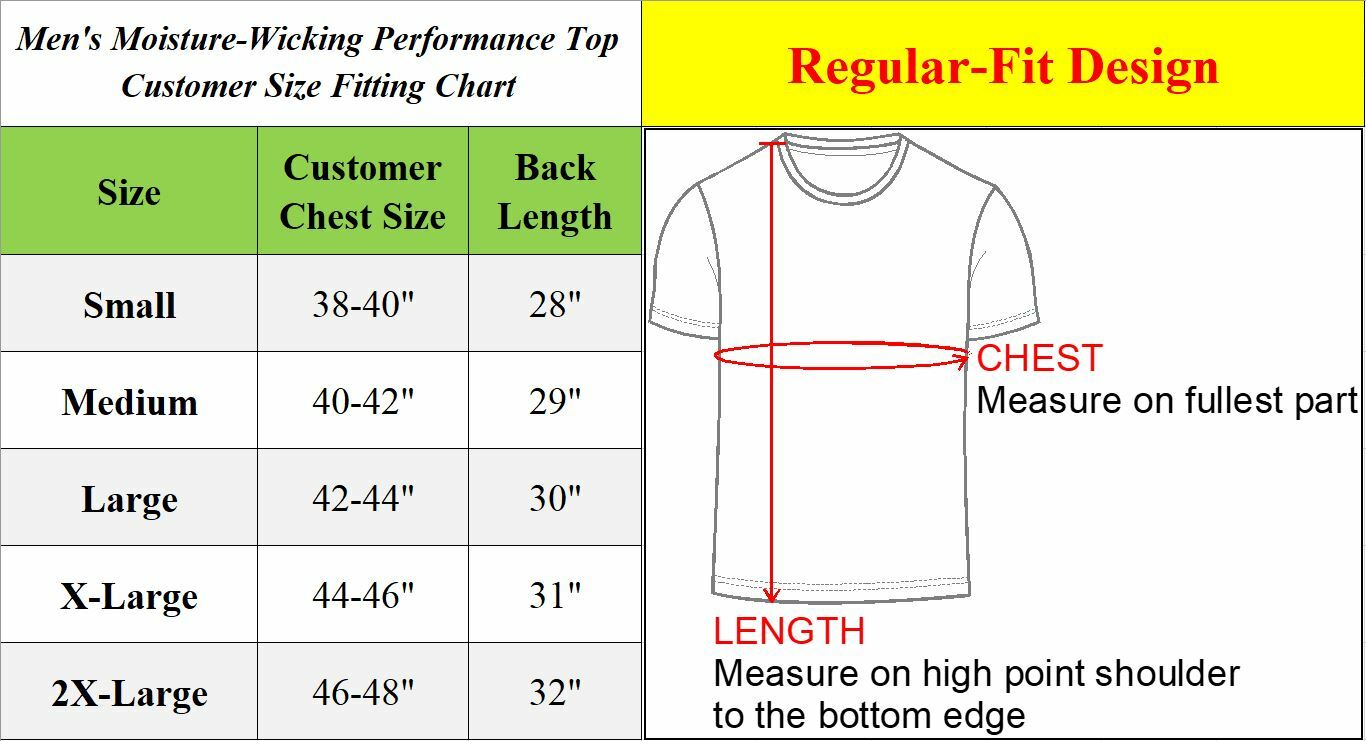 Mens Long Sleeve Crew Neck Performance Tees Layer Lounge Gym Work Casual NEW gallery