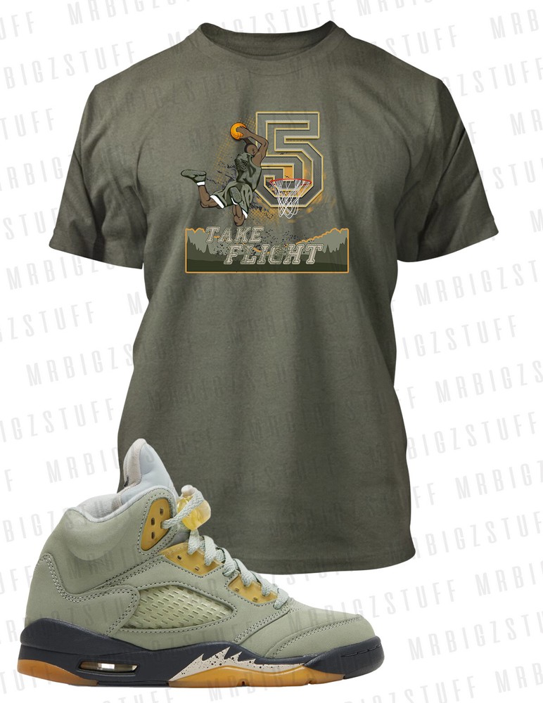 Take Flight Sneaker Tee Shirt To Match J5 Jade Horizon Sport T Big Tall Small
