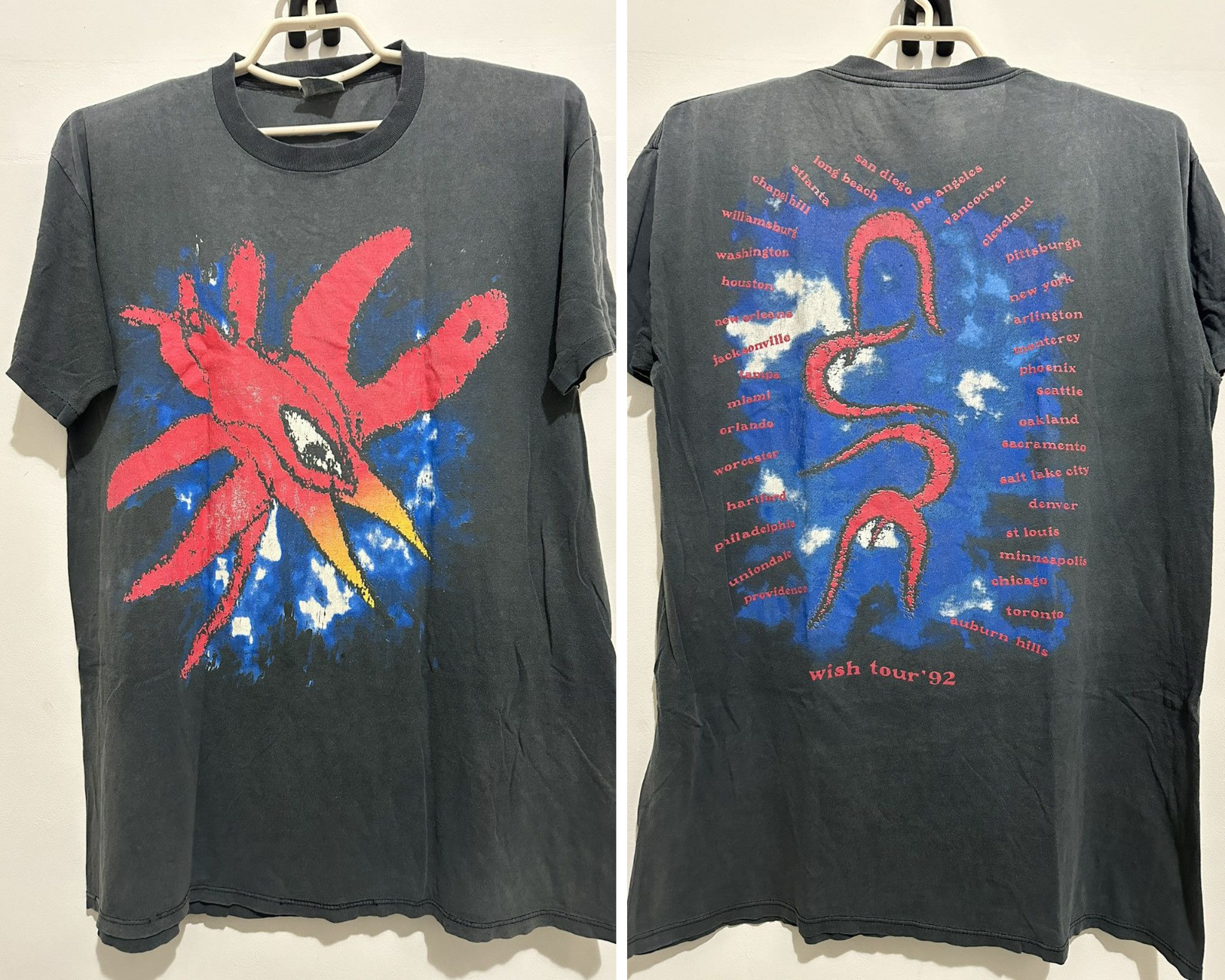Vintage 1990’s The Cure Wish Tour 92 T-Shirt