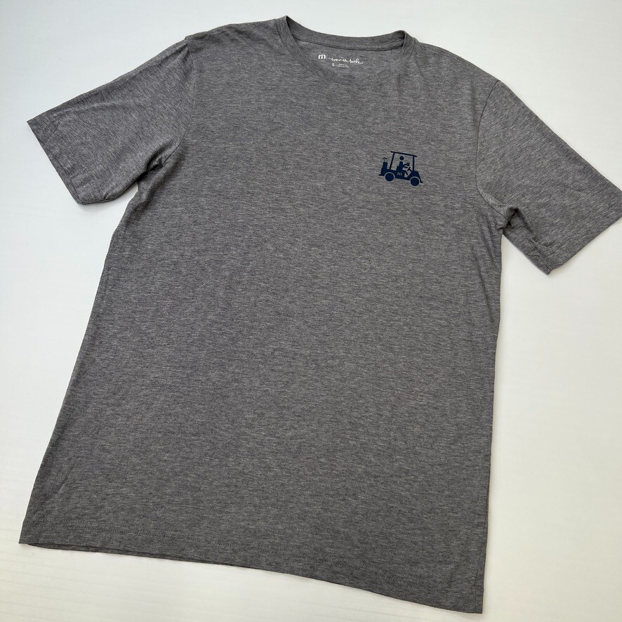Travis Mathew Shirt Men Small Weekend Forecast Drink Golf Work Party Gym Core Go gallery
