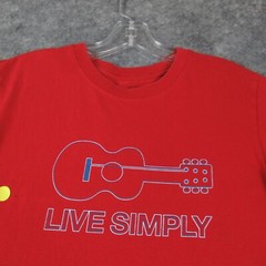Patagonia Shirt Mens Small Red Short Sleeve Crew Neck T Shirt Live Simply *