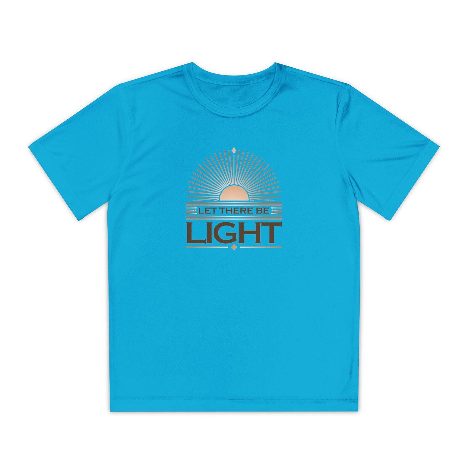 Youth Christian Athletic Shirt Boys Girls Gym Sports Performance Tee