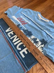 Old Navy “The Breakwater Venice Beach Calif” Blue T-Shirt Size S Heritage Surf