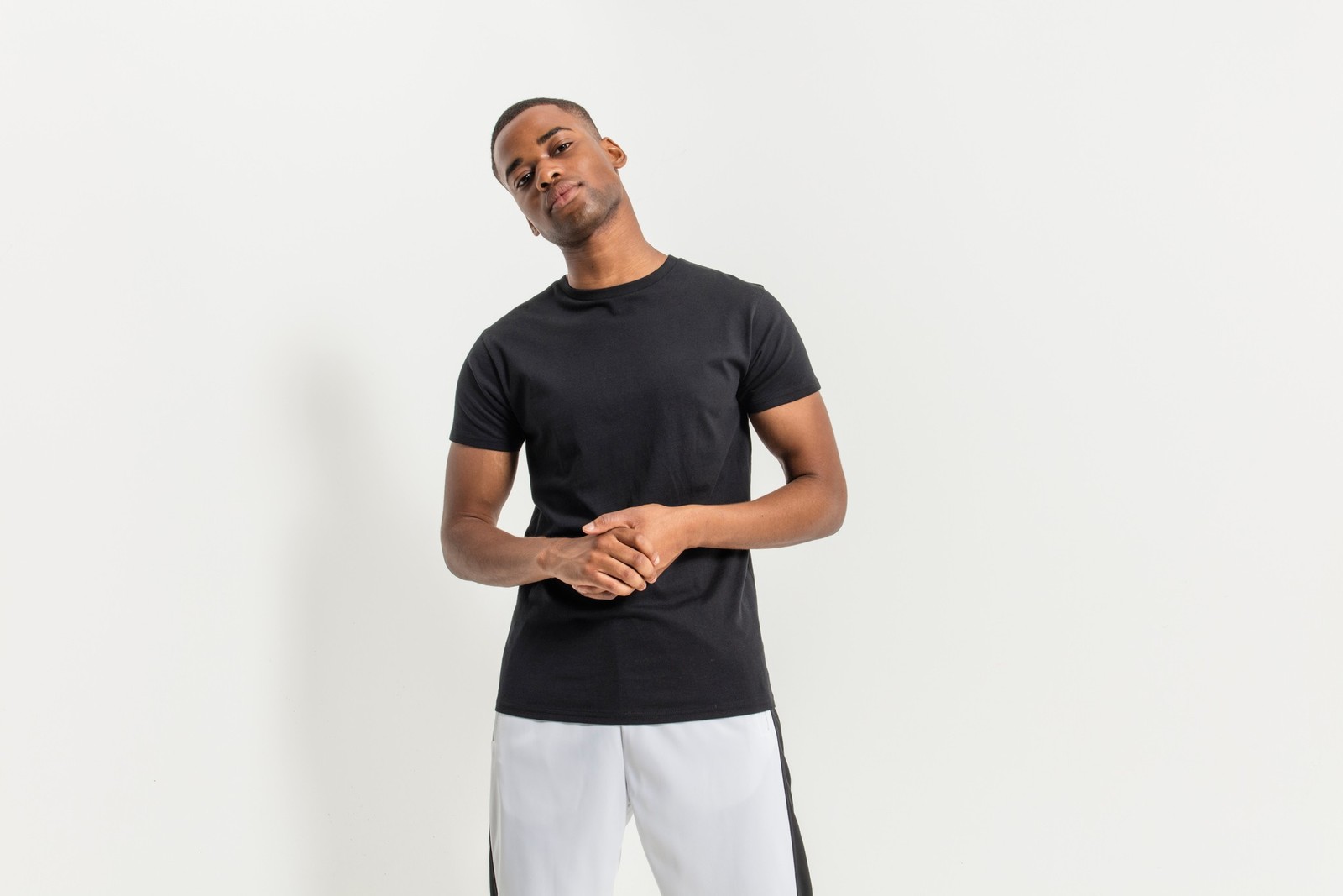 Build Your Brand Basic t-shirt - Set-in sleeves, Light crewneck gallery