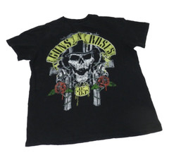 GUNS N’ ROSES “85” VAMPIRE SKULL WITH TOP HAT DUAL PISTOLS T-SHIRT XL 1985 RARE