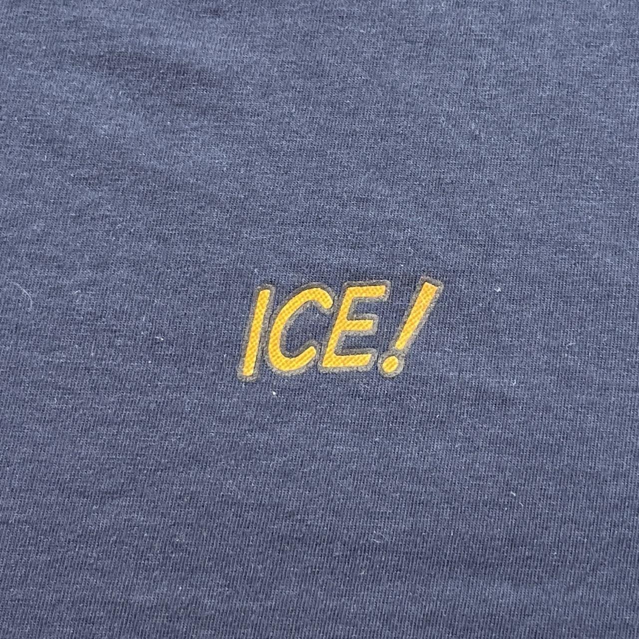 Iceberg T-Shirt Mens Medium Navy Blue Ice Italy Designer Graphic Short Sleeve gallery