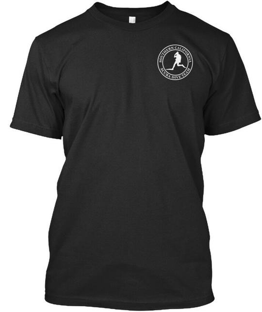 Scdiving Dive Team Logo Southern California I Fear No T-Shirt Made in USA S-5XL