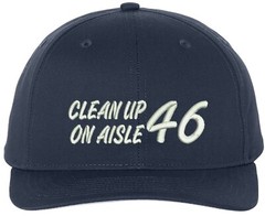 Clean up on aisle 46 Richardson Embroidered One Size Fits All Baseball Hats