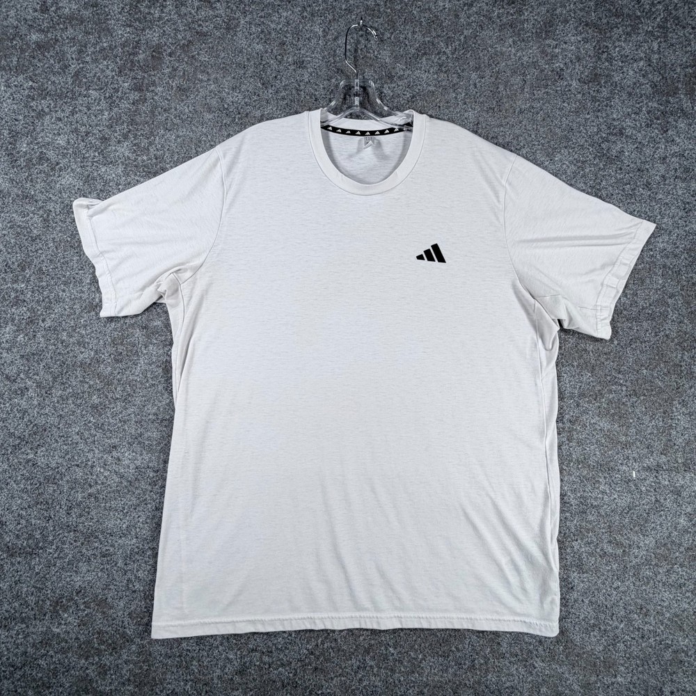 Adidas Train Essentials Prime T-Shirt Mens XL White Moisture Wicking Aeroready