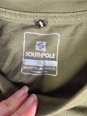 Southpole Olive Green Legend Bear Graphic Logo Tee XL