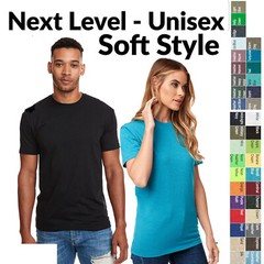 Next Level Premium Fitted CVC Crew T-Shirt Soft Tee Athletic Fit Unisex 6210