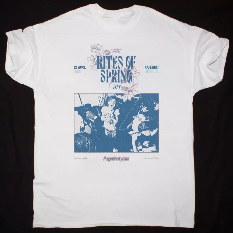 Pageninetynine x Rites Of Spring Fest 2025 White Color Gift For Fan Shirt gallery