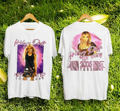 Hilary Duff – 2005 Tour Concert 2 Side White All Size Shirt HE1150