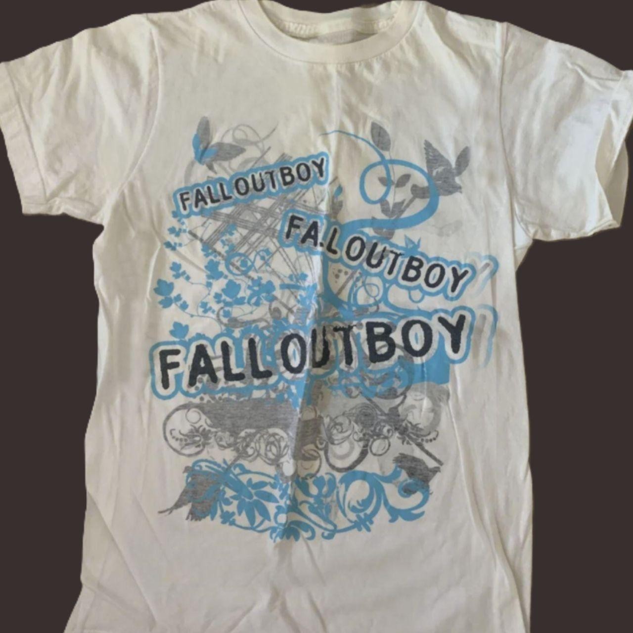 Fall out boy rock band tour white tee shirt VK09758 gallery