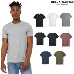 Bella + Canvas Unisex Sueded Tee 3301 – Adults Cotton Short Sleeved T-Shirt