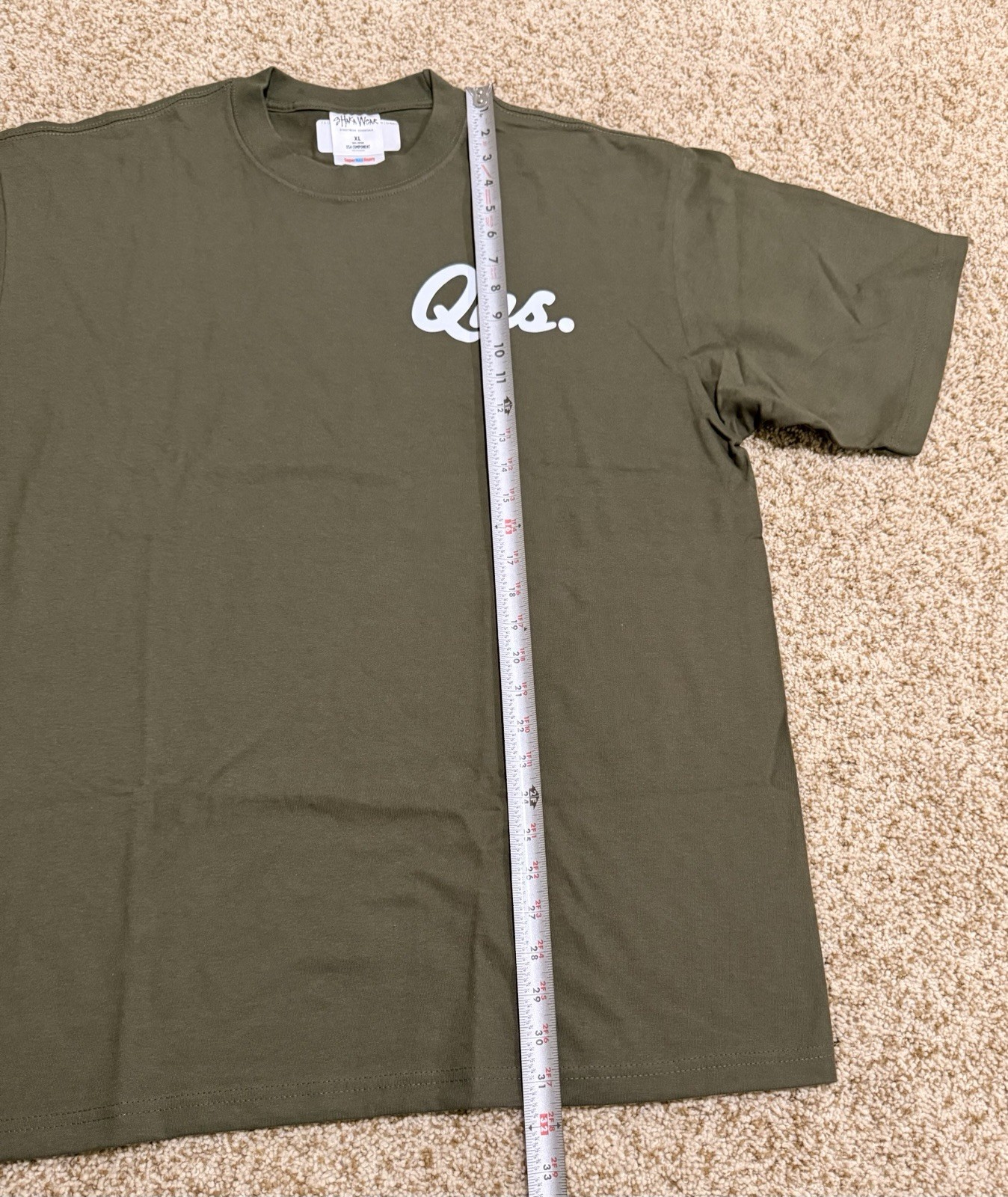 Shaka Wear Max Heavyweight Short Sleeve T-Shirt Olive Size XL, Qns. gallery