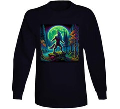 Werewolf Wolf Man Howling At The Full Moon T Shirt
