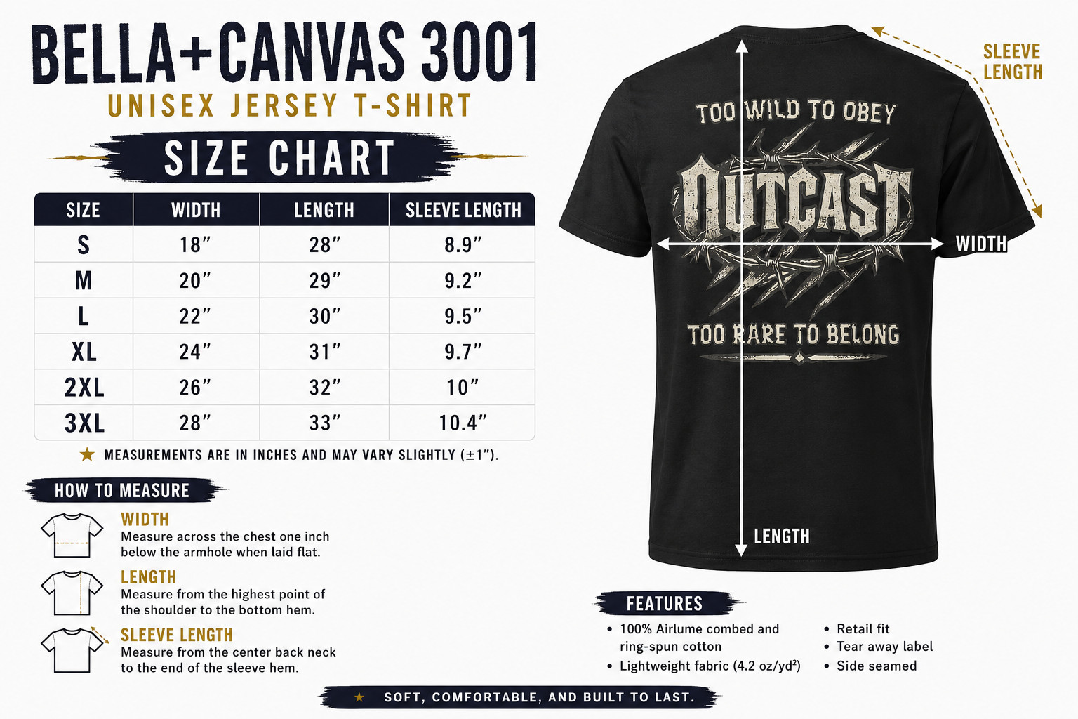 Outcast Gothic Graphic Tee Biker Streetwear Shirt Distressed Western Look gallery