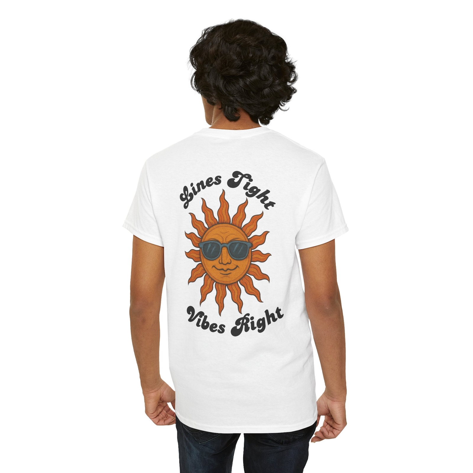 Sunny Vibes Premium Tee, tightlines fishing club, Casual outdoor, boating, beach