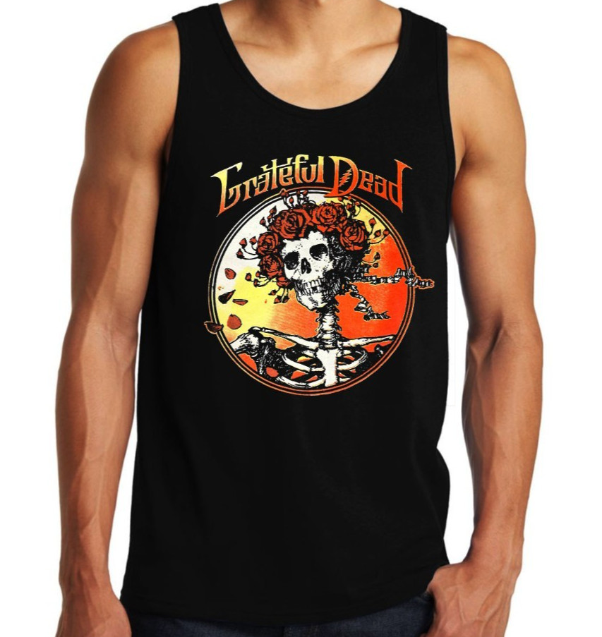 Grateful Dead Rock Band Men's Tank Top (Multiple Colors) gallery