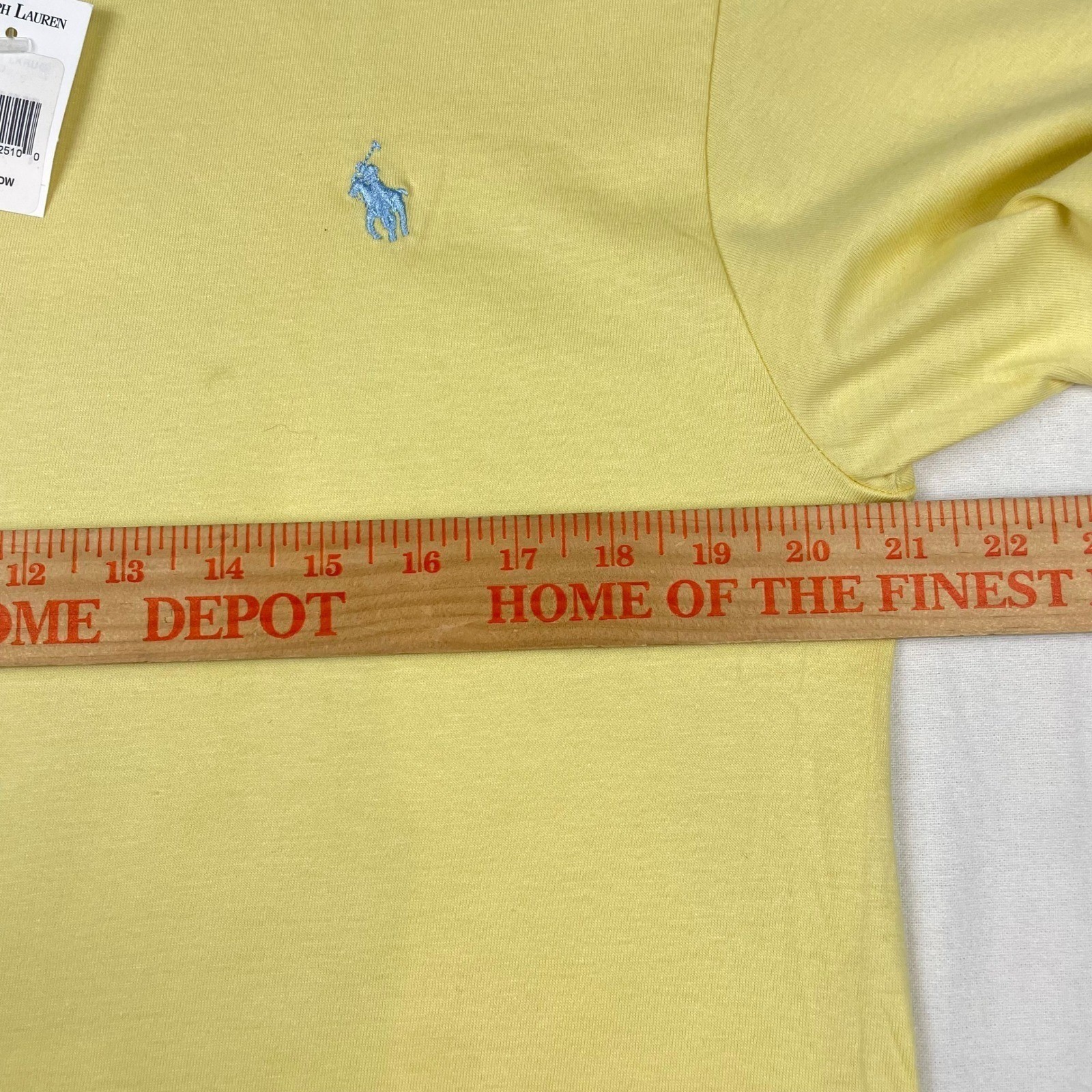Polo Ralph Lauren Mens T-Shirt Fall Yellow Blue Pony Logo Cotton Tee Small NWT gallery
