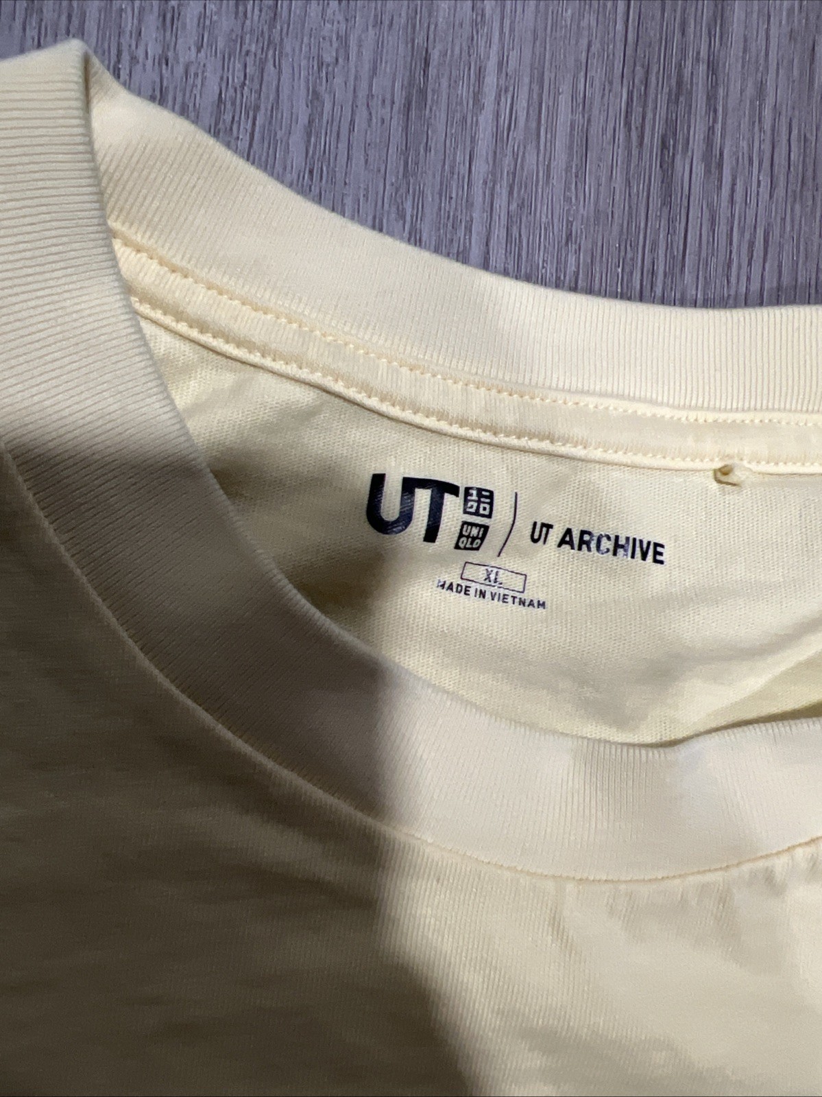 Uniqlo X One Piece UT Archive XL Yellow Tshirt gallery