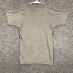 Vintage Starter Logo T-Shirt Single Stitch Gray 90s Sportswear Made USA Small