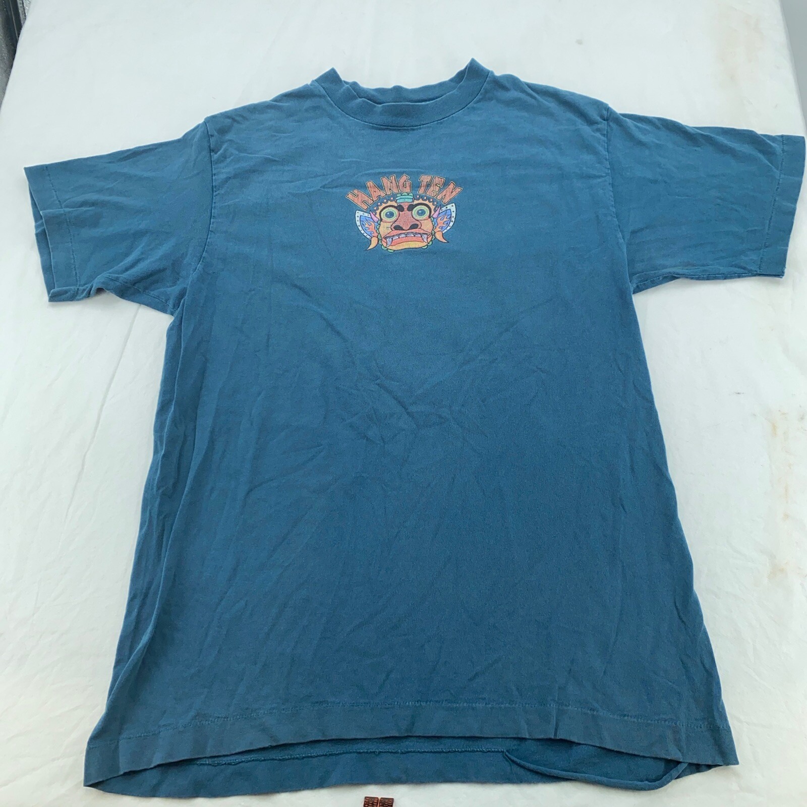 vtg HANG TEN SURF T-Shirt MEDIUM skate hawaii beach boards gallery