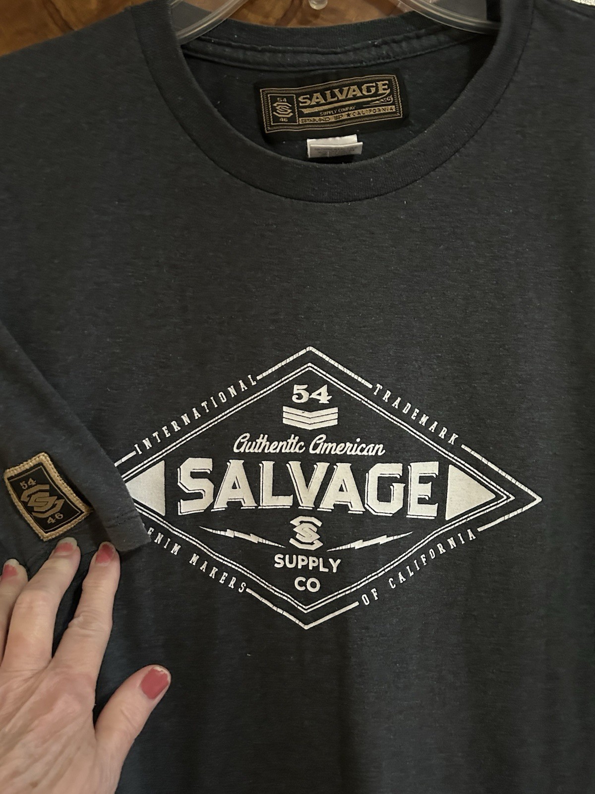 Salvage Supply Company T-Shirt M Summer vintage style Made in USA 100% cotton gallery