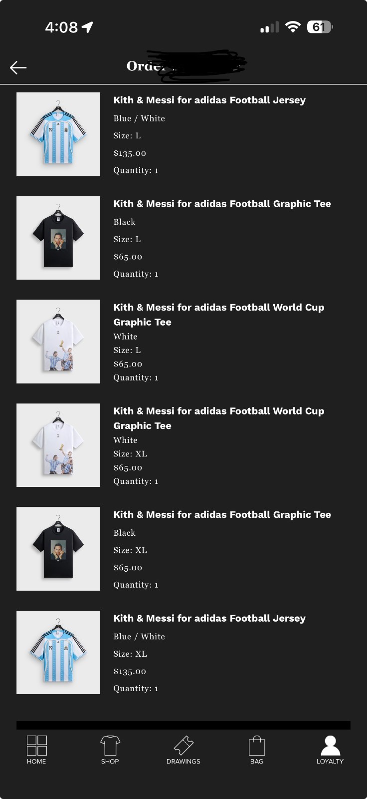 Kith & Messi for adidas Football World Cup Graphic Tee Size XL - IN HAND gallery