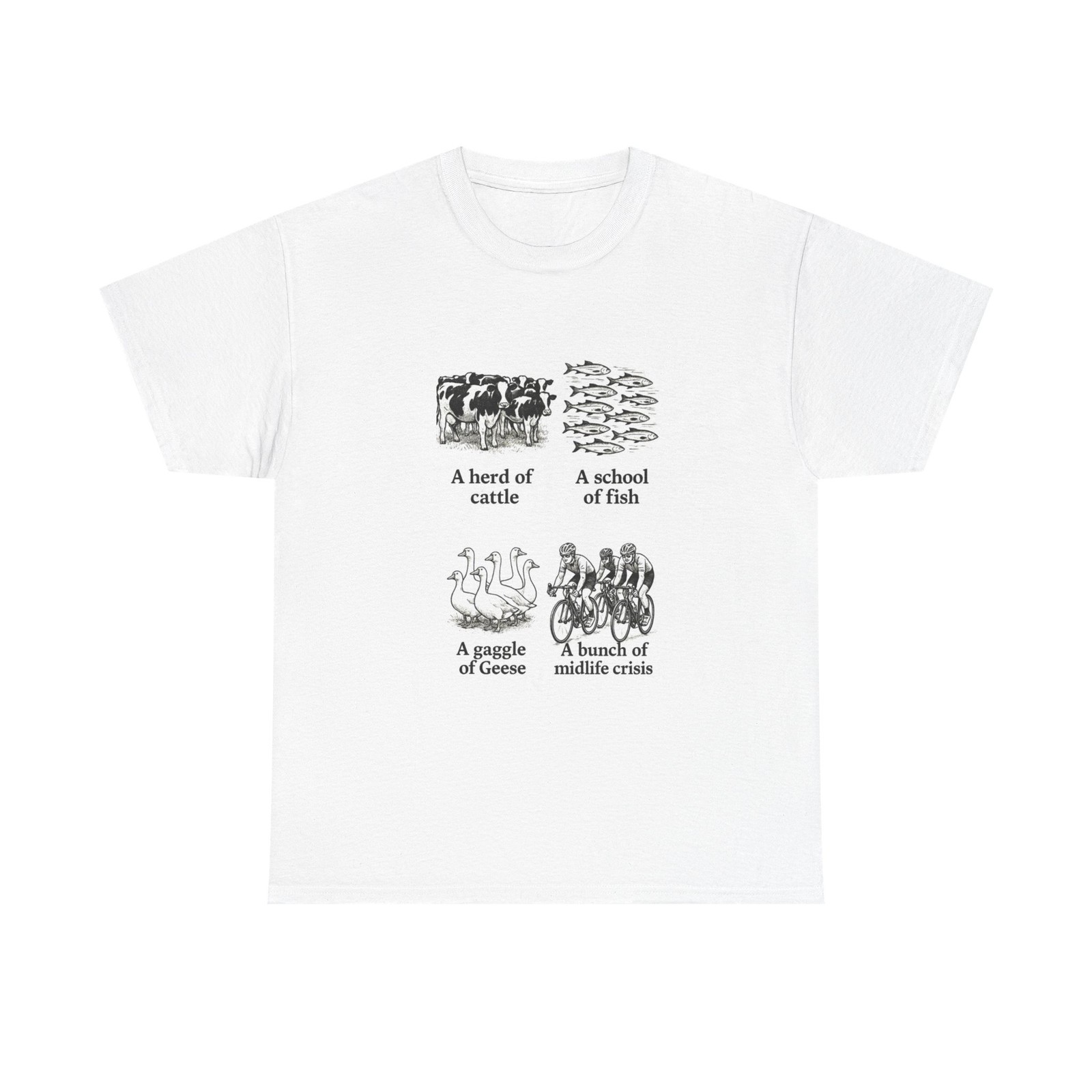 Funny Animal Groups Definitions Unisex Tee