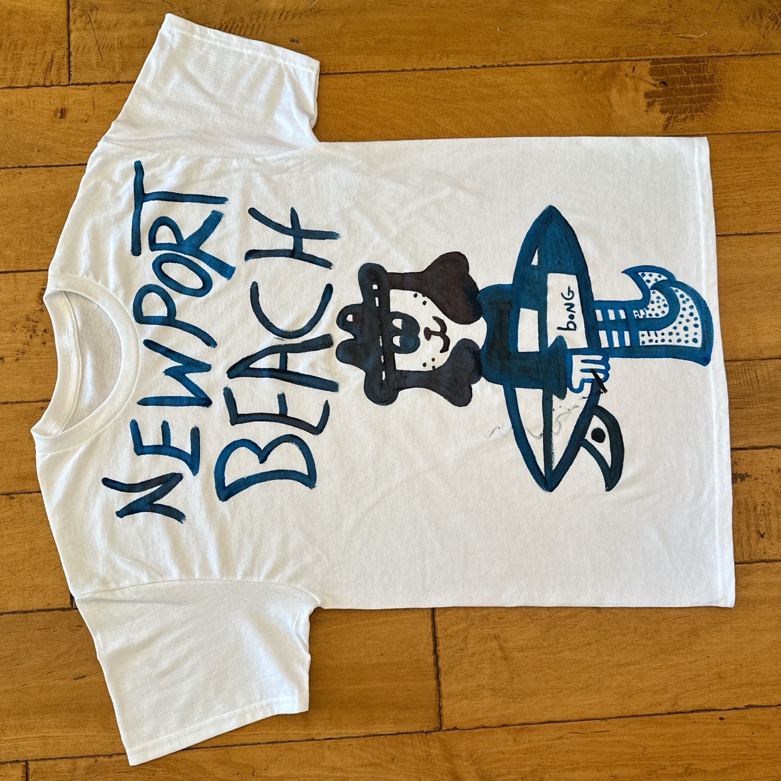 Rare Japan Surf Skater Brand T-Shirt Streetwear Surf Punk Newport Beach 420 gallery