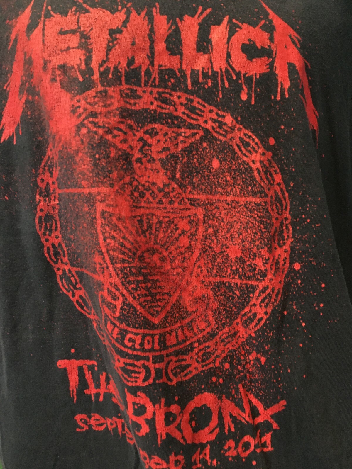 Metallica Yankee Stadium 9/14/11 The Big 4 Tour Shirt Size XXL gallery