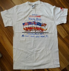 23rd Annual CELLULAR ONE Fiesta Run LARGE Tee Shirt PENSACOLA, FLORIDA ~1997~