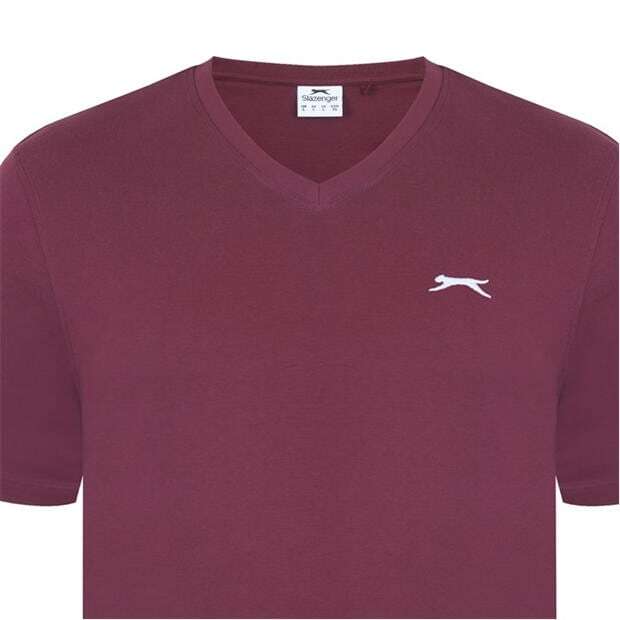 Mens Slazenger 100% Cotton V Neck T Shirt XS S M L XL XXL 3XL 4XL BNWT gallery