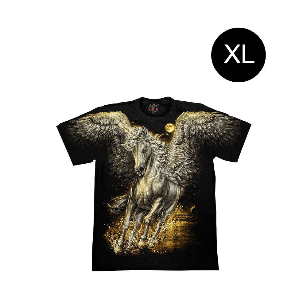 Flying Unicorn T Shirt Glow In The Dark Pegasus Mythical Creatures Graphic Tees gallery