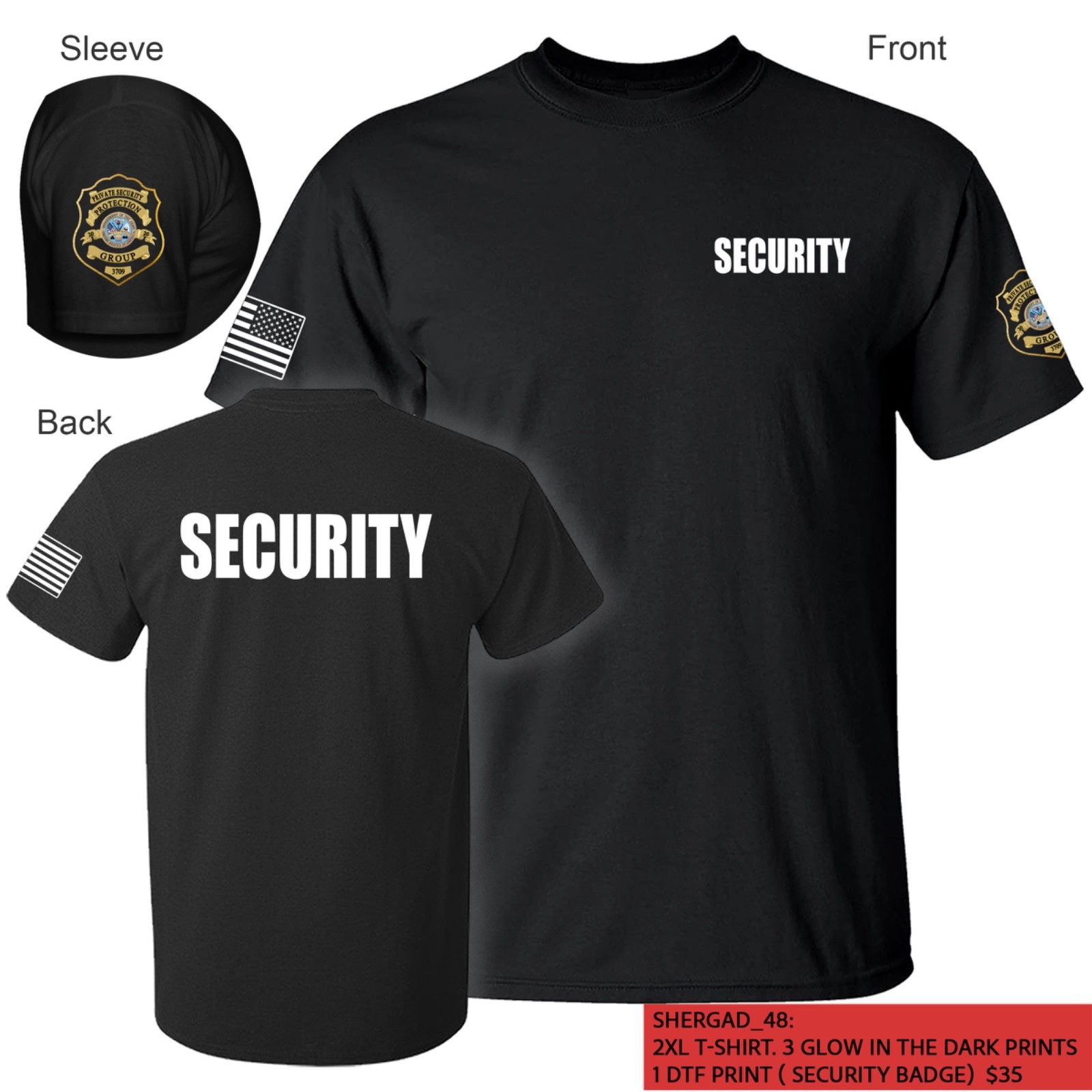 Custom T-shirt, (requested from buyer)