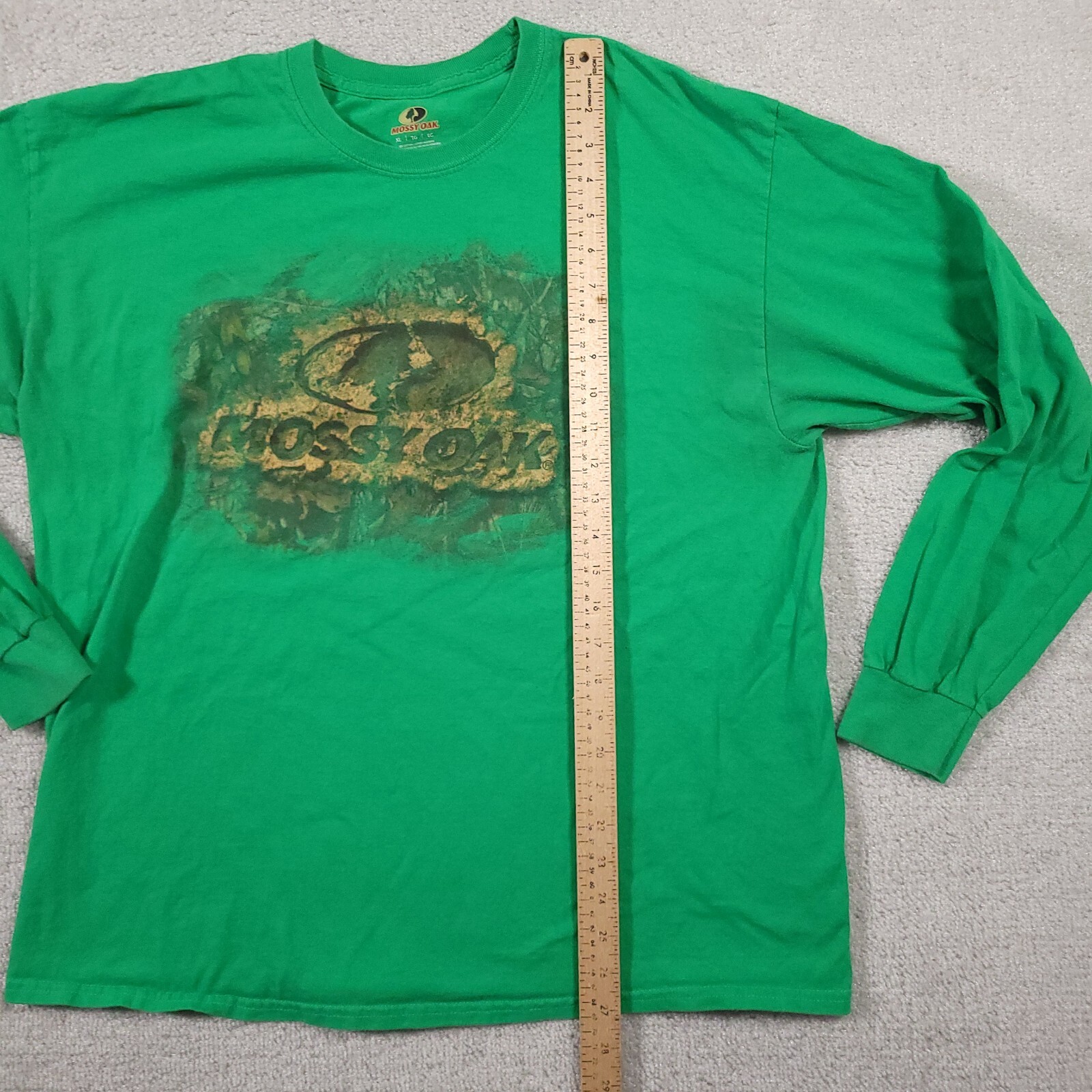 Mossy Oak T Shirt Mens XL Green Long Sleeve Graphic Tee Casual Outdoors Crewneck gallery