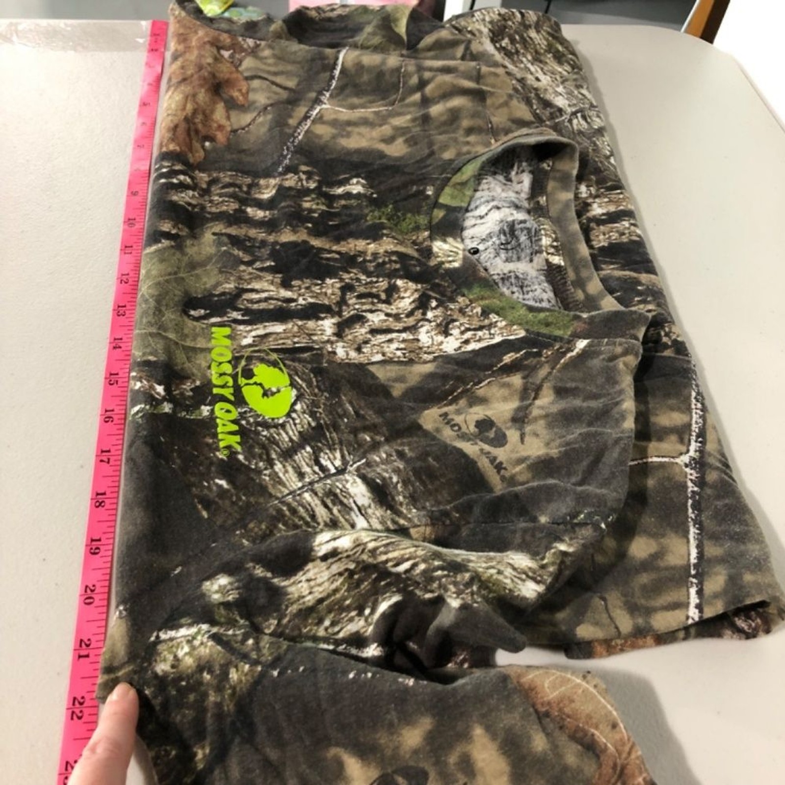 Mossy Oak by Staghorn Mens Tshirt Size Large Camo Long Sleeve Crewneck Hunting gallery