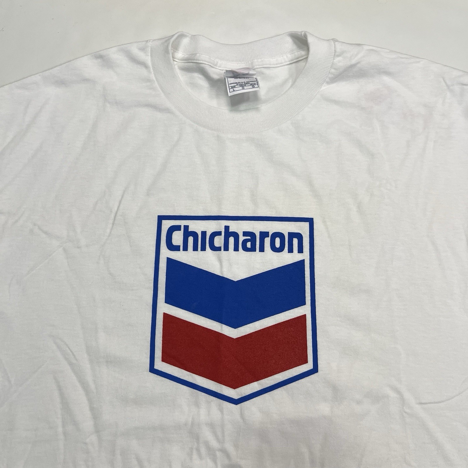 Vintage Chicharon Filipino Parody Funny Shirt Chevron New Swagapino gallery