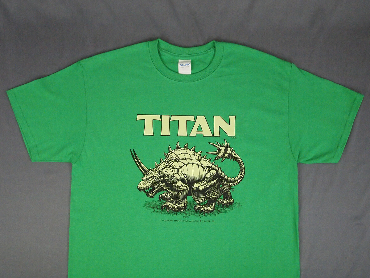 TITAN T-Shirts - Dave Trampier Gorgonstar Fantasy Wargame - Minotaur or Behemoth gallery